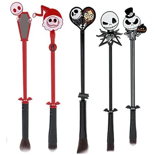 Nightmare Before Christmas Jack Skellington 5 Piece Makeup Brush Set -Cheap Men's T-Shirt Store 51SS8 NTOIL. AC UL600 SR600 600 95788.1662768054