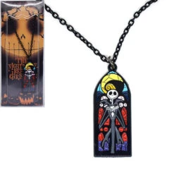 Nightmare Before Christmas Stained Glass Necklace