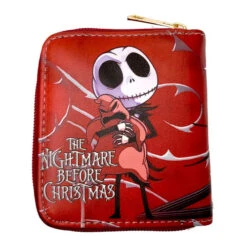 Nightmare Before Christmas Jack Skellington Short Style PU Leather Wallet -Cheap Men's T-Shirt Store 87yt87t78 35738.1662772165