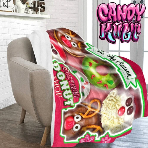 Box Of Christmas Donuts Candy Kult Micro Fleece Blanket 5 Box Of Christmas Donuts Candy Kult Micro Fleece Blanket - Image 3
