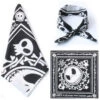 Nightmare Before Christmas Halloween Bones Bandanna Scarf