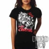 "F*#K Christmas" Grinch - Ladies T Shirt Black Grey