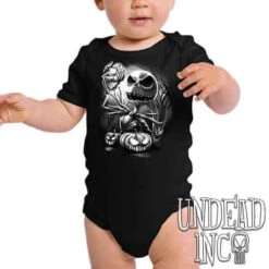 Nightmare Before Christmas Pumpkin King Jack Black & Grey - Infant Onesie Romper