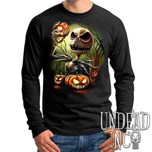 Nightmare Before Christmas Pumpkin King Jack - Mens Long Sleeve Tee 3 Nightmare Before Christmas Pumpkin King Jack - Mens Long Sleeve Tee