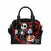 Undead Inc Nightmare Before Christmas Jack & Sally Shoulder / Hand Bag