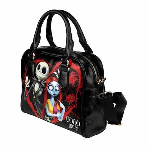 Undead Inc Nightmare Before Christmas Jack & Sally Shoulder / Hand Bag 6 Undead Inc Nightmare Before Christmas Jack & Sally Shoulder / Hand Bag - Image 4
