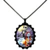 Nightmare Before Christmas Jack Sally & Zero STAINLESS STEEL Necklace -Cheap Men's T-Shirt Store n51.2 27269.1662694472