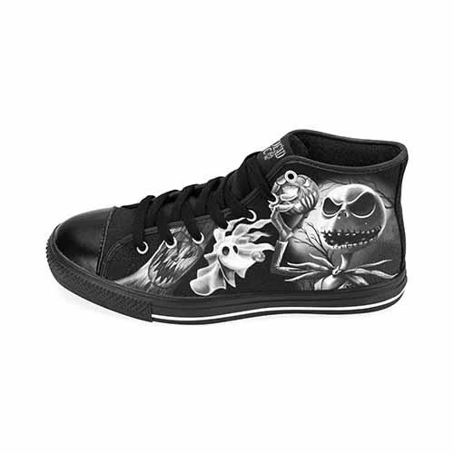 Nightmare Before Christmas LADIES Classic High Top Canvas Shoes 4 Nightmare Before Christmas LADIES Classic High Top Canvas Shoes - Image 2