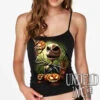 Nightmare Before Christmas Pumpkin King Jack - Petite Slim Fit Tank -Cheap Men's T-Shirt Store nbxt 60059.1662752386