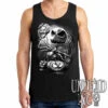 Nightmare Before Christmas Pumpkin King Jack Black & Grey Mens Tank Singlet -Cheap Men's T-Shirt Store pumpkin k black 69519.1662707402