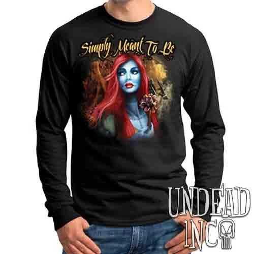 Simply Meant To Be Sally - Nightmare Before Christmas - Mens Long Sleeve Tee 3 Simply Meant To Be Sally - Nightmare Before Christmas - Mens Long Sleeve Tee