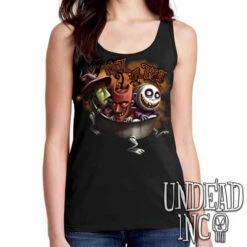 Nightmare Before Christmas Trick Or Treat - Ladies Singlet Tank