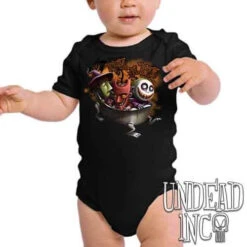 Nightmare Before Christmas Lock Shock Barrel Trick Or Treat - Infant Onesie Romper