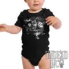 Nightmare Before Christmas Lock Shock Barrel Trick Or Treat Black & Grey - Infant Onesie Romper -Cheap Men's T-Shirt Store trick treat black 91900.1662723876