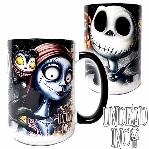 Nightmare Before Christmas Halloween Town Undead Inc Mug 3 Nightmare Before Christmas Halloween Town Undead Inc Mug