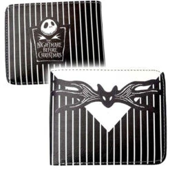 Nightmare Before Christmas Jack Skellington Bow Tie Bi-fold Wallet