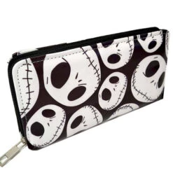 Nightmare Before Christmas Jack Skellington Collage Long Line Wallet Purse