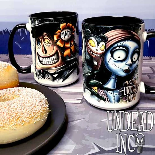 Nightmare Before Christmas Halloween Town Undead Inc Mug 4 Nightmare Before Christmas Halloween Town Undead Inc Mug - Image 2
