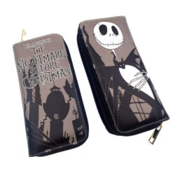 Nightmare Before Christmas Halloween Town Jack Long Line Wallet
